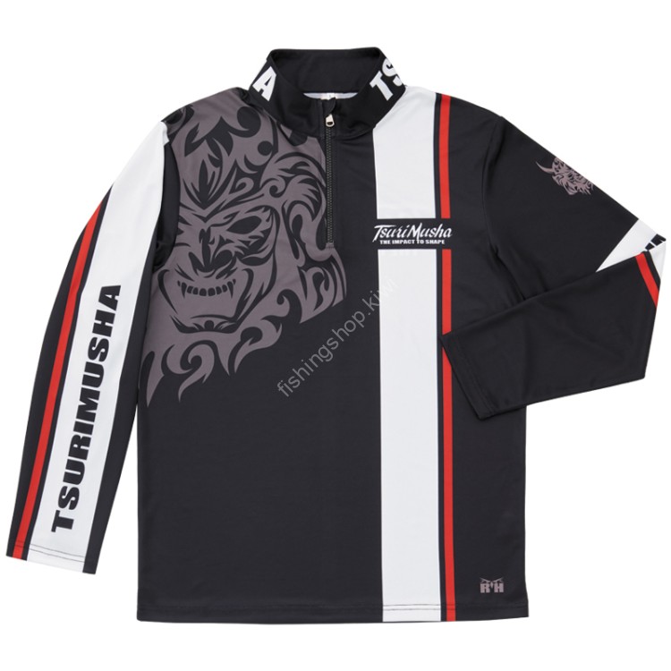 TSURI MUSHA Musha Line Zip Shirt M