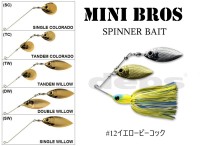 DEPS Mini Bros 1/2oz SW #12 Yellow Peacock