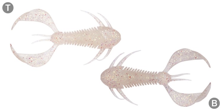 MEGABASS Rock Hog 2.5'' #Clear Holo (7pcs)