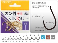 KINRYU 11152 Kan-tsuki Chinu #0.6 Gold (16pcs)
