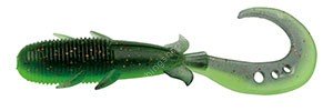 ECOGEAR Kijihata Grub 4" #516 Dark Green Glow Neon (Night Light)