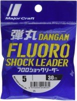 MAJOR CRAFT Dangan Fluoro Shock Leader [Natural] 30m #1.25 (5lb)