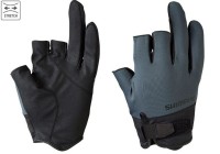 SHIMANO GL-008V Basic Gloves 3 (Charcoal) S