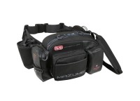 MAZUME Red Moon Waist Bag V #Black