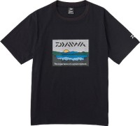 DAIWA DE-6324 Fishing Net T-Shirt Lakeside (Black) M