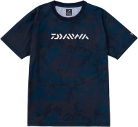DAIWA DE-8623 Clean Ocean Logo T-Shirt (Navy Camo) L