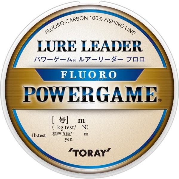 TORAY Power Game Lure Leader Fluoro [Natural] 30m #12 (40lb)