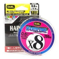 DUEL Hardcore X8 [5-color Marking] 200m #0.6 (13lb)