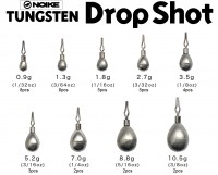 NOIKE Tungsten Drop Shot 1/16oz