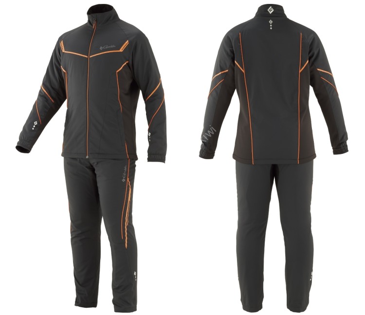 GAMAKATSU GM3613 Orange Label Training Warm Suit (Black x Orange) M