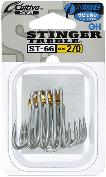 OWNER 11519 Stinger Treple Hook ST-66 #3.5/0 Hooks, Sinkers, Other buy at