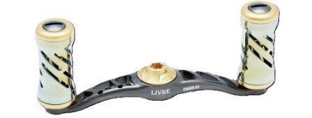 LIVRE 1441 FLSF85-Fi-GMG Crank 85 (For Leaft Handed) For Shimano #Gunmetal P + Gold G