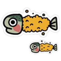OTHER BRANDS HISAO DESING Taberare Masu Sticker Fry