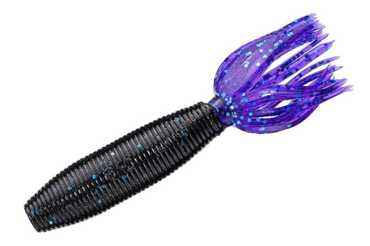 SMITH Gary Yamamoto Fat Ika #021-164 Black Blue Flake / Purple Blue Flake