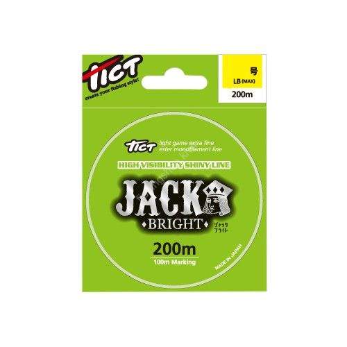TICT Jack Bright 200n #0.3 (1.4lb) Fishing lines buy at