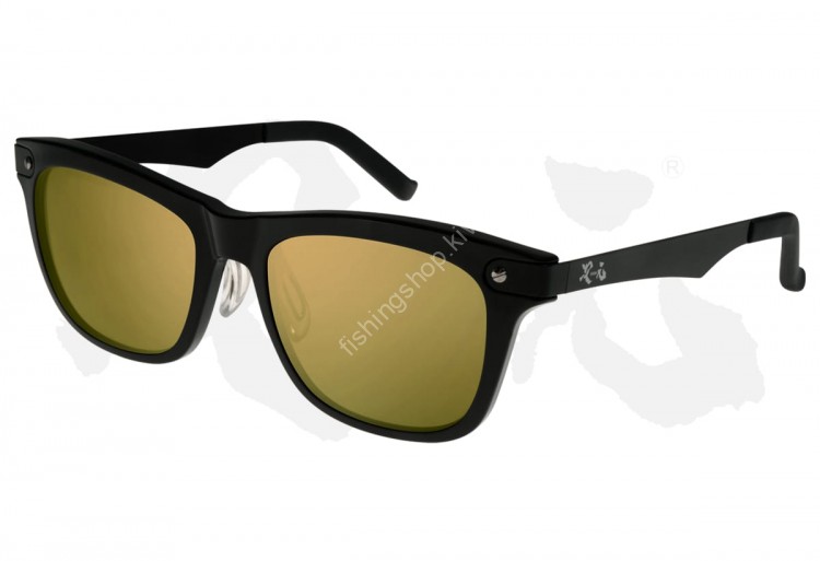 DEPS Jigen-Verifyne Gloss Black Frame TrueView Sports / Gold Mirror