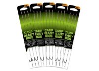 FOX EOS Barbless Carp Ready Rigs Size 8 [Gravelly Brown] (3pcs)