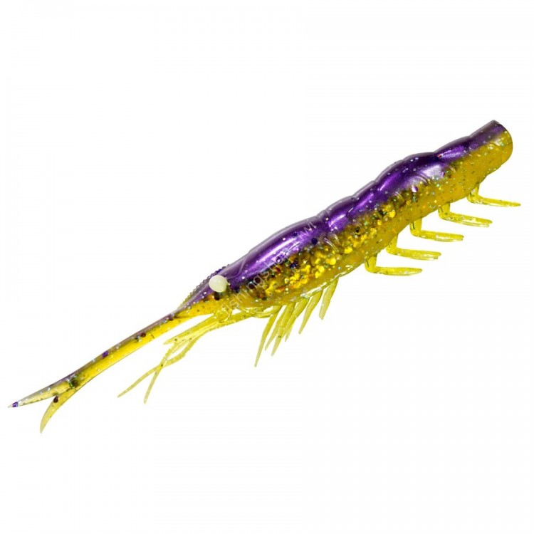 MAGBITE MBW06 Snatch Bite Shrimp 4 inches 11 Purple Shrimp