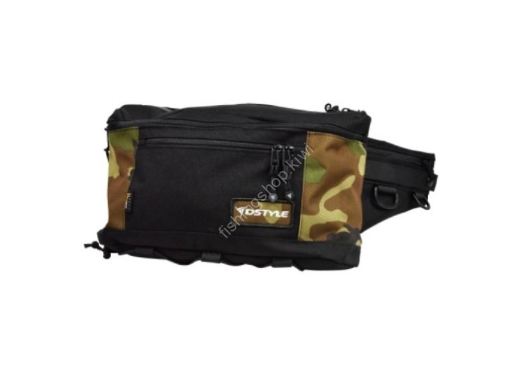 DSTYLE Sling Tackle Bag Ver 002 #Woodland Camo/Black