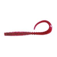 CRAZY OCEAN Umikemushi Curly HF 2.8" #102 Red Bachi