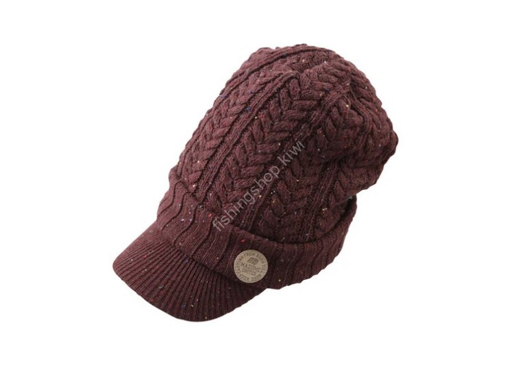 MAZUME Knit Cap (With Brim) #Chocolate