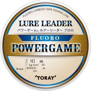 TORAY Powergame Lure Leader Fluoro [Natural] 30m #1.7 (8lb)