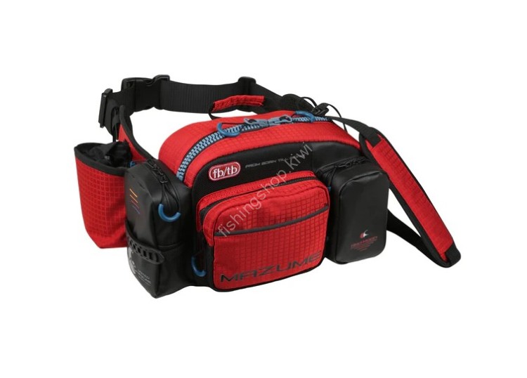 MAZUME Red Moon Waist Bag V #Red