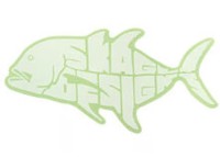 SKAGIT DESIGNS GT Cutting Sticker 140x55 #White