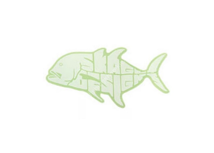 SKAGIT DESIGNS GT Cutting Sticker #White