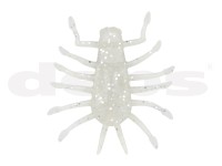 DEPS Wiggle Bug 1.2'' 2.0g (SinKing) #130 White/Silver Flake (6pcs)