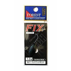 FOREST Fix Match 1.3g #17 Matte Black (Blue Lame)