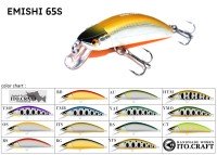 ITO.CRAFT Emishi Minnow 65S #CT