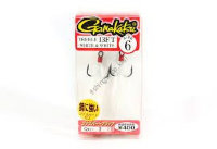 GAMAKATSU Treble 13 FT Feather Tail White x White #6 (2pcs)