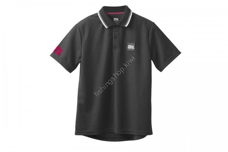 Abu Garcia PURE FISHING JAPAN ABU FLOCKY QUICK DRY POLO SHIRT BLACK M M