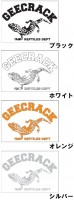 GEECRACK Logo Sticker "Yamori" M Orange