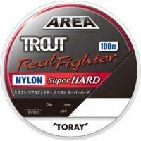 TORAY Area Trout Fighter Nylon Super Hard [Natural] 100m #0.8 (4lb)