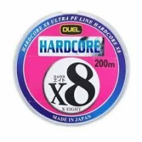DUEL Hardcore X8 [5-color Marking] 200m #0.8 (16lb)