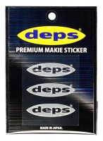 DEPS deps Premium Makie Sticker "deps Logo" Silver
