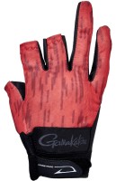 GAMAKATSU GM7291 Stretch Fishing Gloves 3 Pieces (Geometric Red) LL