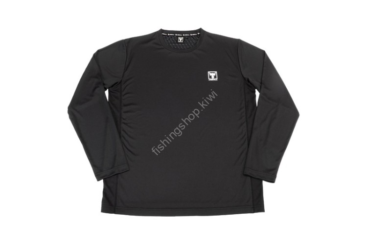 JACKALL Cool Dry Long Sleeve Tee (Black) M