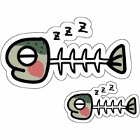 OTHER BRANDS HISAO DESING Taberare Masu Sticker Netemasu
