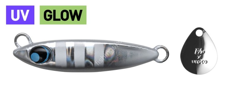 FISH ARROW CoroJig Blade 40g #011 Zebra Glow