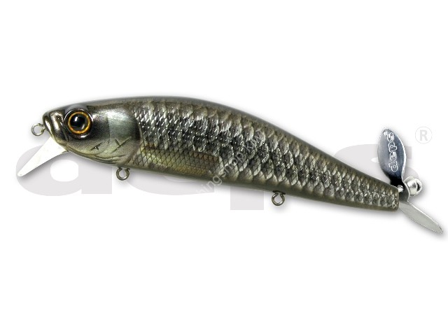 DEPS Spiral Minnow #18 Nude Black