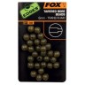 FOX EDGES Tapered Bore Beads 6mm #Trans Khaki (30pcs)