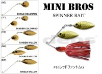 DEPS Mini Bros 3/8oz TW #16 Red Phantom G