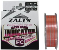 LINE SYSTEM Zalt's Indicator FC [Clear90cm+Orange10cm Marking] 100yds #1 (4lb)