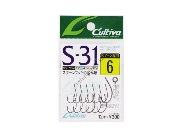 OWNER C'ultiva Single Hook S-31 #4