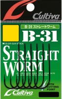 OWNER C'ultiva Straight Worm B-31 #4/0