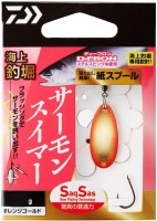 DAIWA Kaijo Tsuribori Salmon Swimmer SS 3.0g #Orange Gold