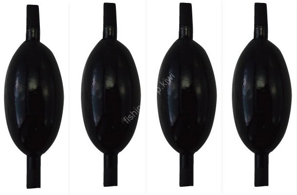 FUJIWARA Pipe Sinker [Black] #2 (4pcs)